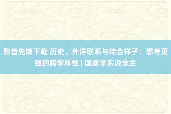 影音先锋下载 历史、外洋联系与综合样子：想考更强的跨学科性 | 国政学东说念主