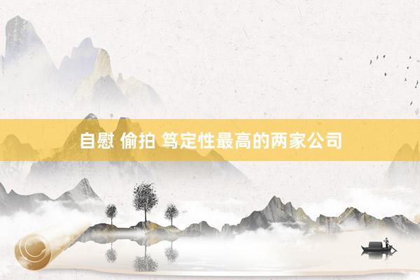 自慰 偷拍 笃定性最高的两家公司